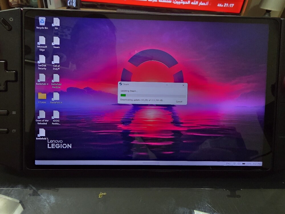 Steam Deck – 500GB storage.
Lenovo - 2