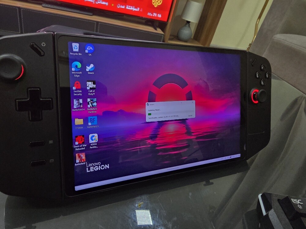 Steam Deck – 500GB storage.
Lenovo - 3