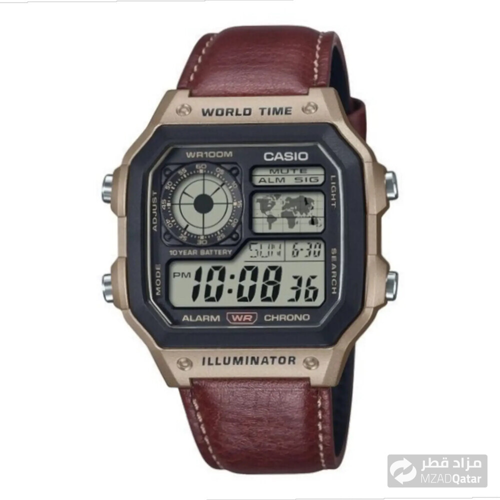 Casio vintage leather watch - 3