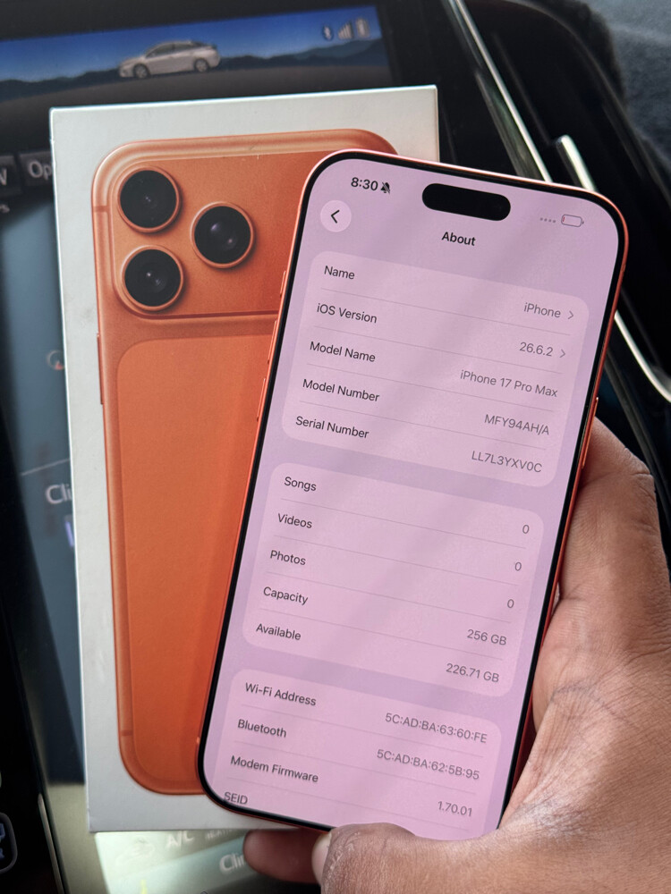 Iphone 17 Pro Max 256GB - 5