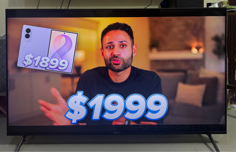 SONY 55” GOOGLE TV -SMART  - 4