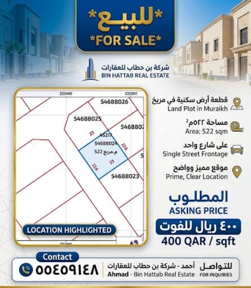 للبيع أرضين في مريخ 600م - 2