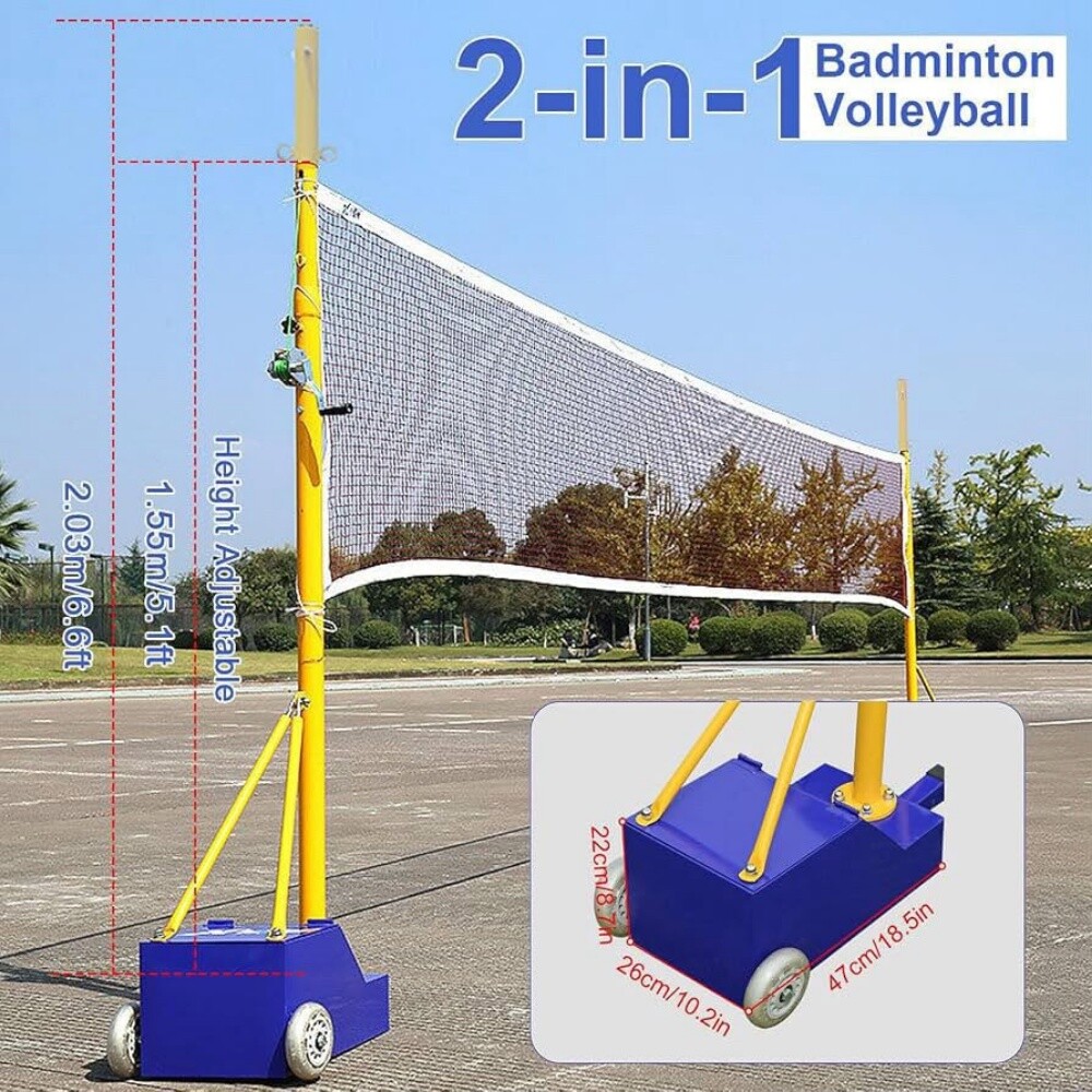 Volleyball Stand And Net - 3