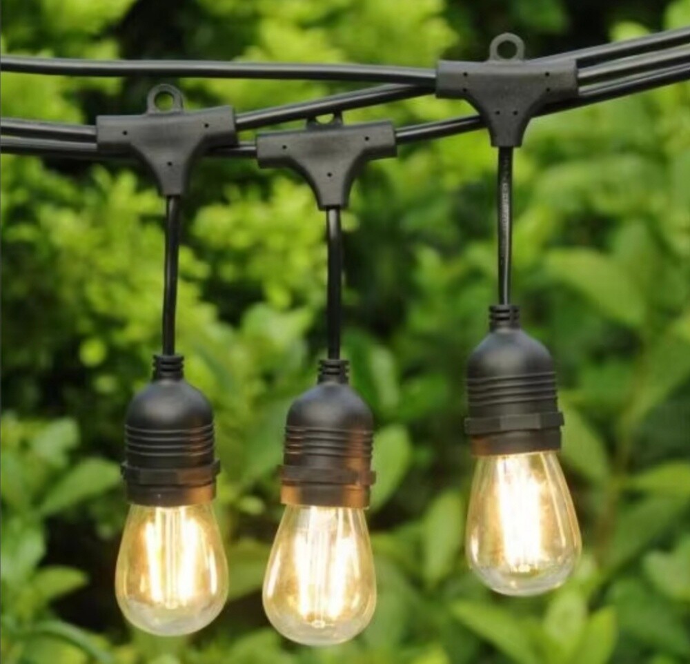 10 miters black wire with 20 bulbs. - 9