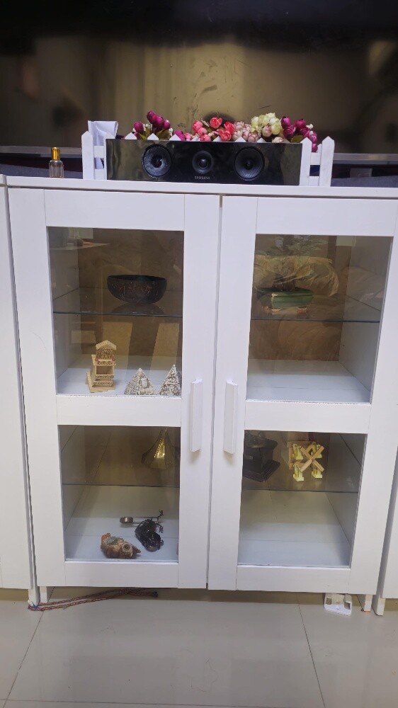 Cabinet with doors, white, 78x95 cm - 10