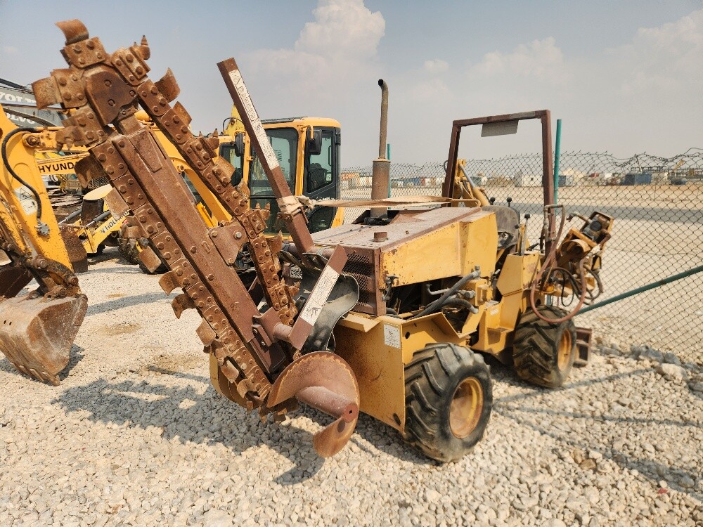 Case trencher and backhoe - 2