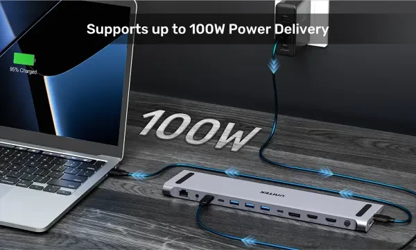 USB-C Triple 4K KVM Docking - 2