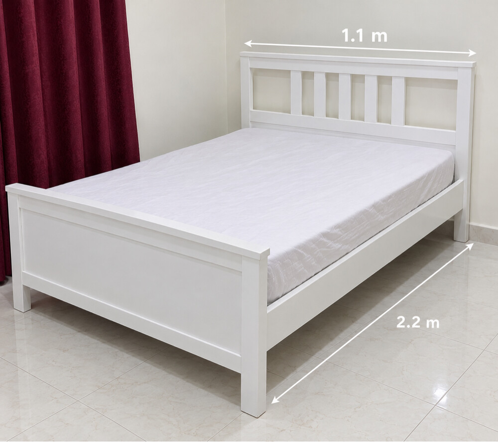 Bed frame with matress - 1