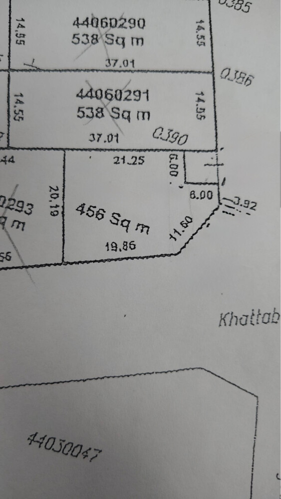 ارض للبيع بالنعيجة على شارعين456 - 2