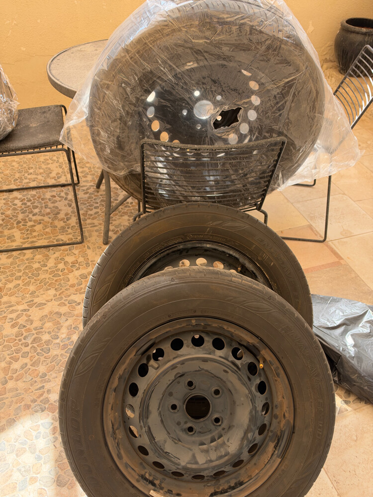 Set of wheels (rims and tires) from - 4