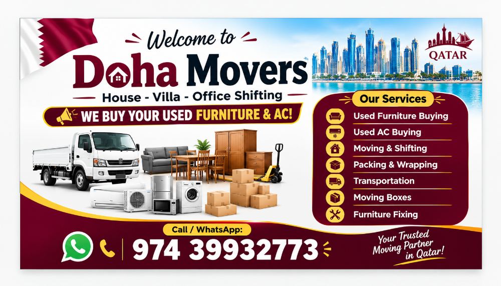 Doha – We Buy Used Furniture & AC - 2