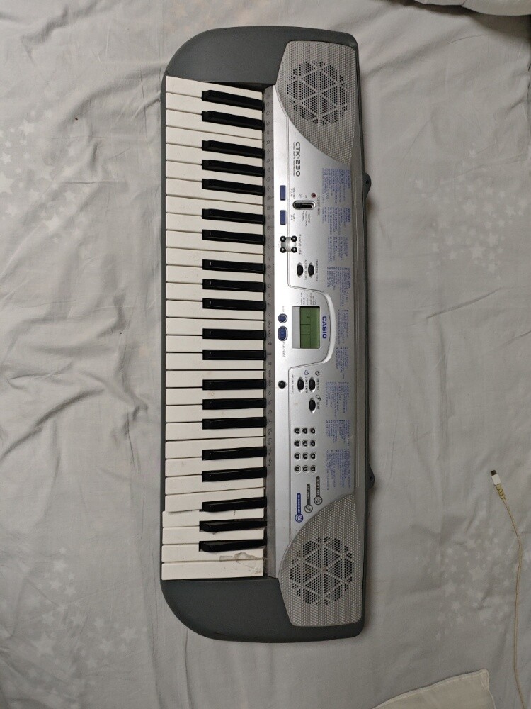 Casio piano keyboard - 1