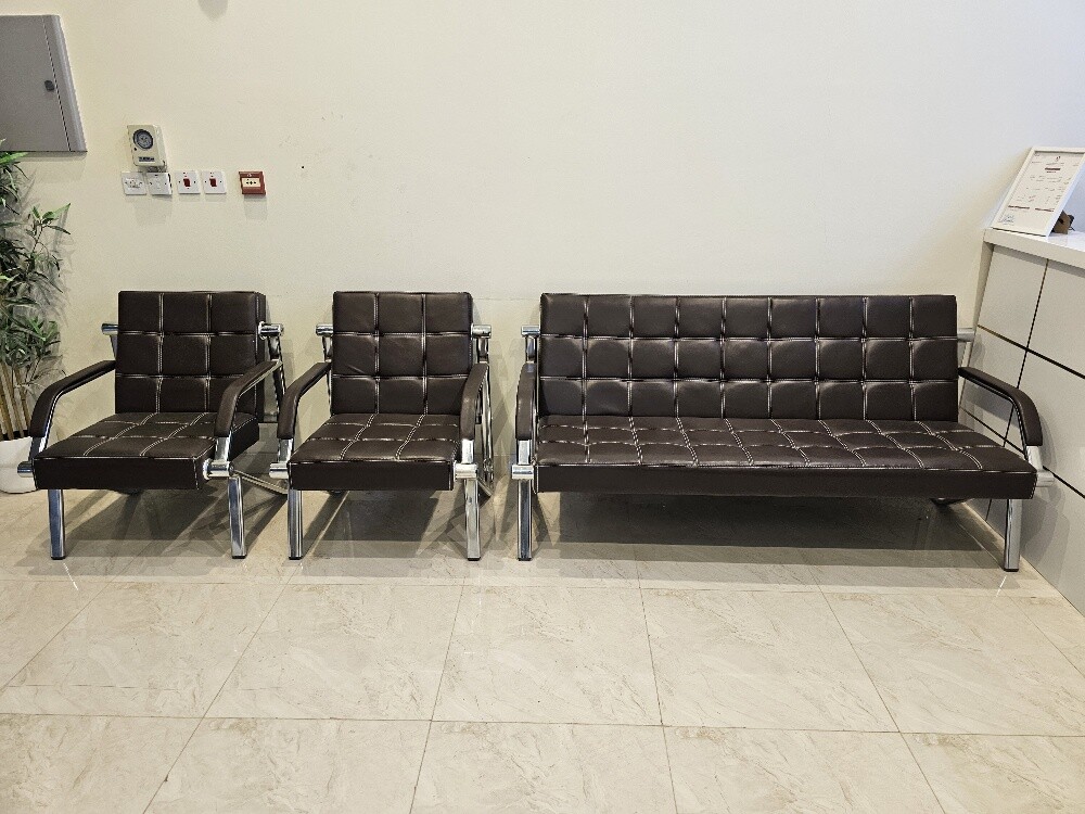 Very nice leather sofa set for sale - 1