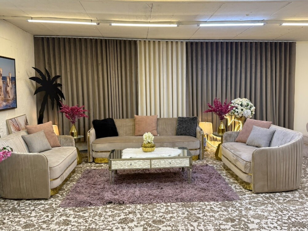 Midas branded 7 seat sofa set sale. - 1