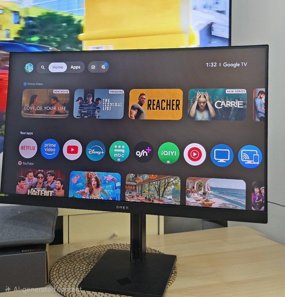HP OMEN 32x31.5" Gaming Monitor - 1