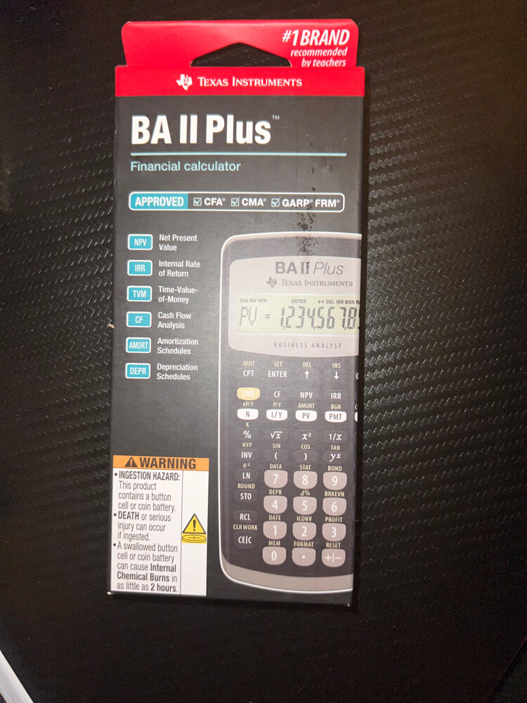BA II Plus financial calculator - 1