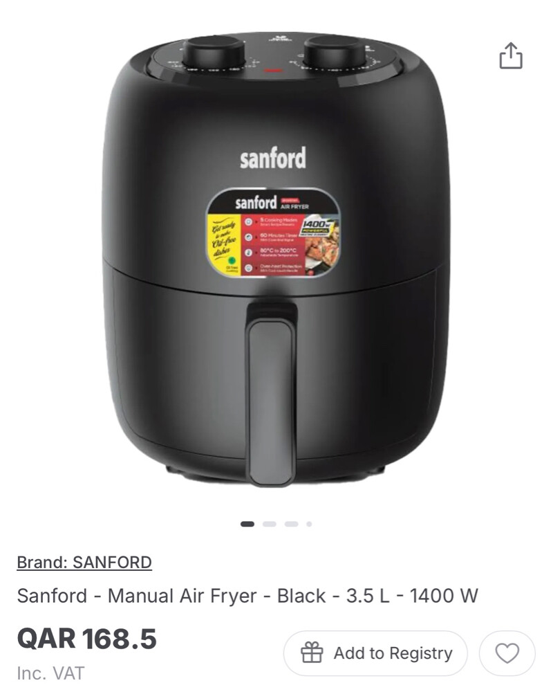 Air Fryer 3,5L (with warranty) - 2