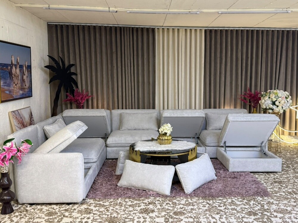 Ikea brand U-Shape storage sofa - 5