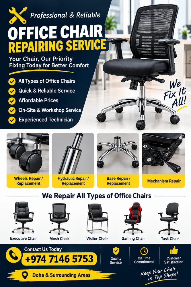 Office Chair Repairing service - 1