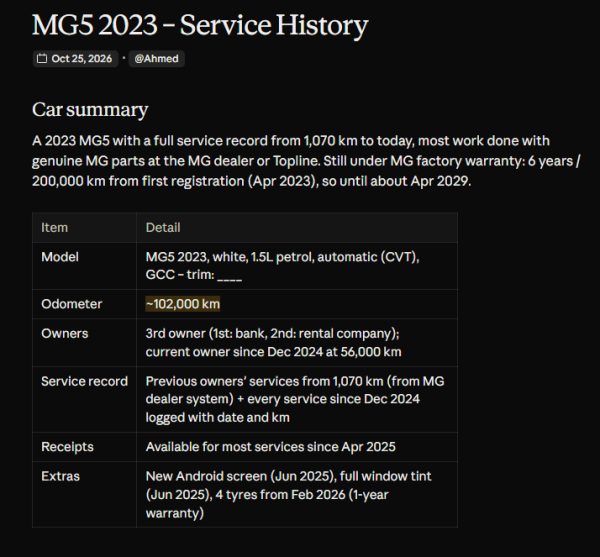 MG5 2023 low milage under warranty - 2