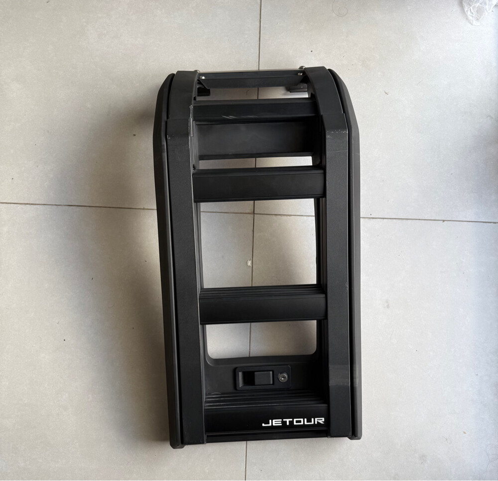 JETOUR Folding Side Ladder – Black - 1