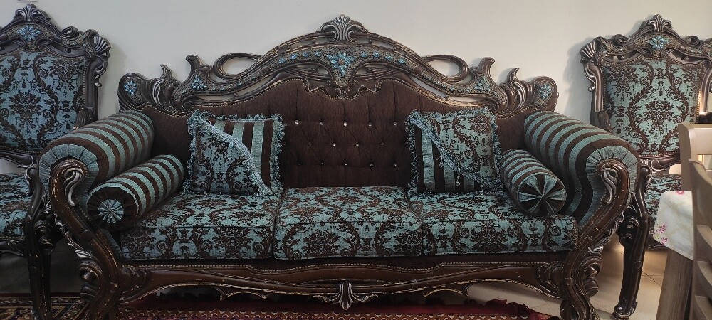 14 Seater Sofa Set Wood - 6