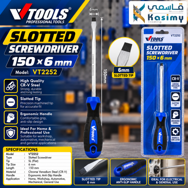 VT Slotted Screwdriver6150m - 1
