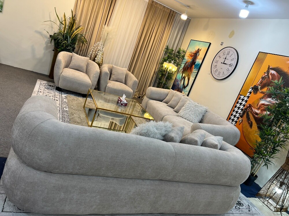 midas brand luxurious 8 seater sofa - 6