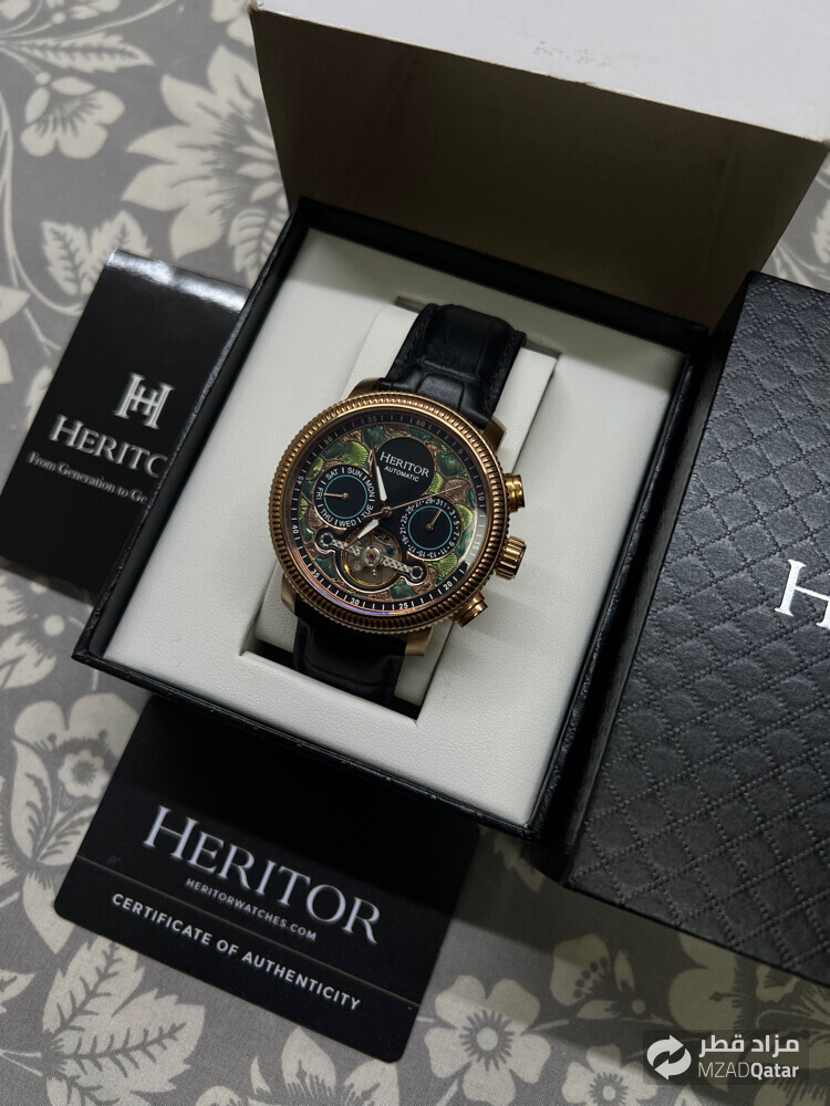 Heritor men’s automatic watch - 6
