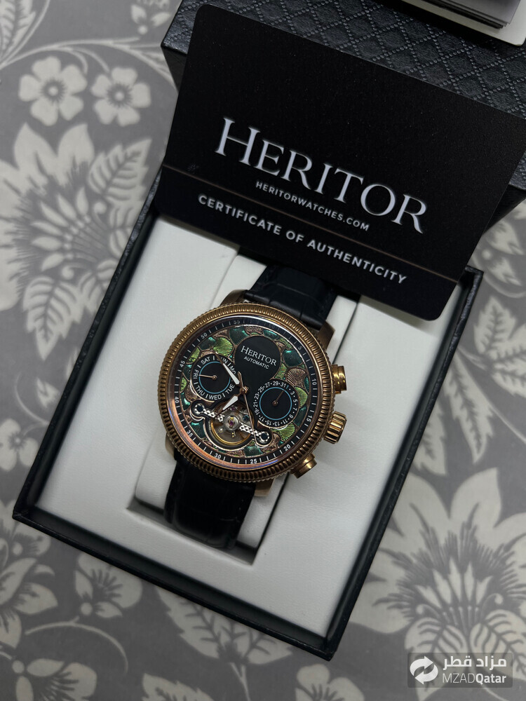 Heritor men’s automatic watch - 9