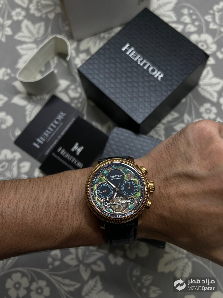 Heritor men’s automatic watch - 5