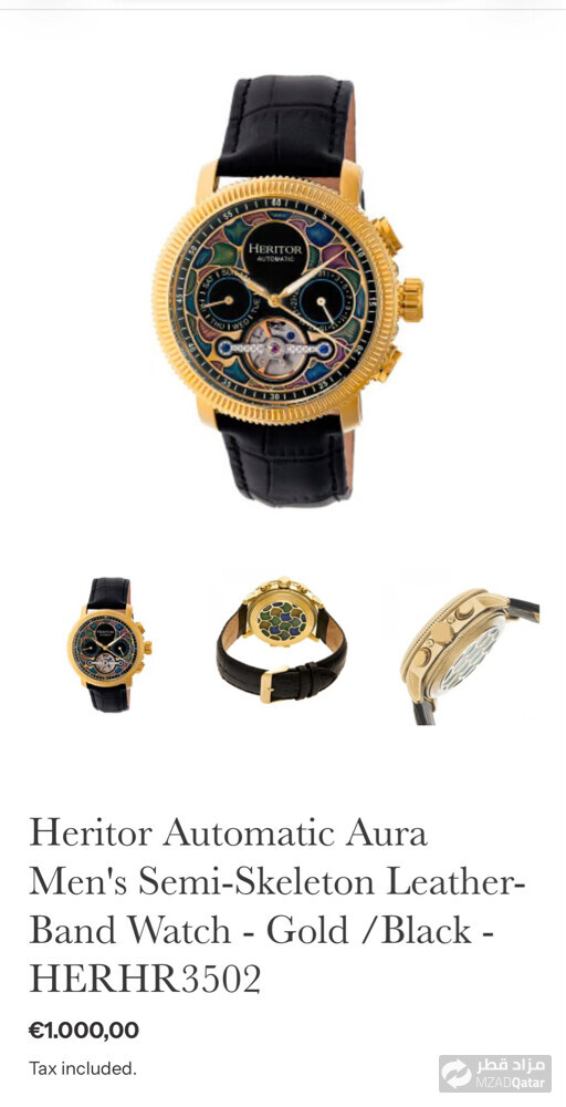 Heritor men’s automatic watch - 10