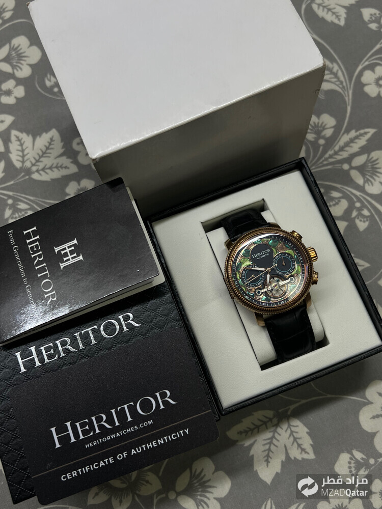 Heritor men’s automatic watch - 11