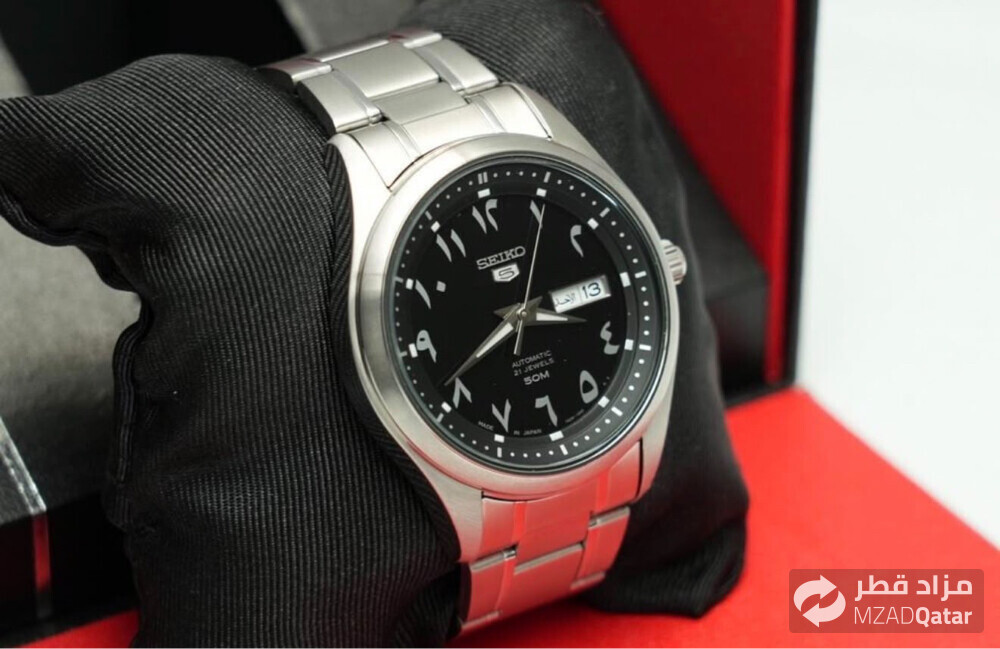 seiko 5 arabic dial watch - 6