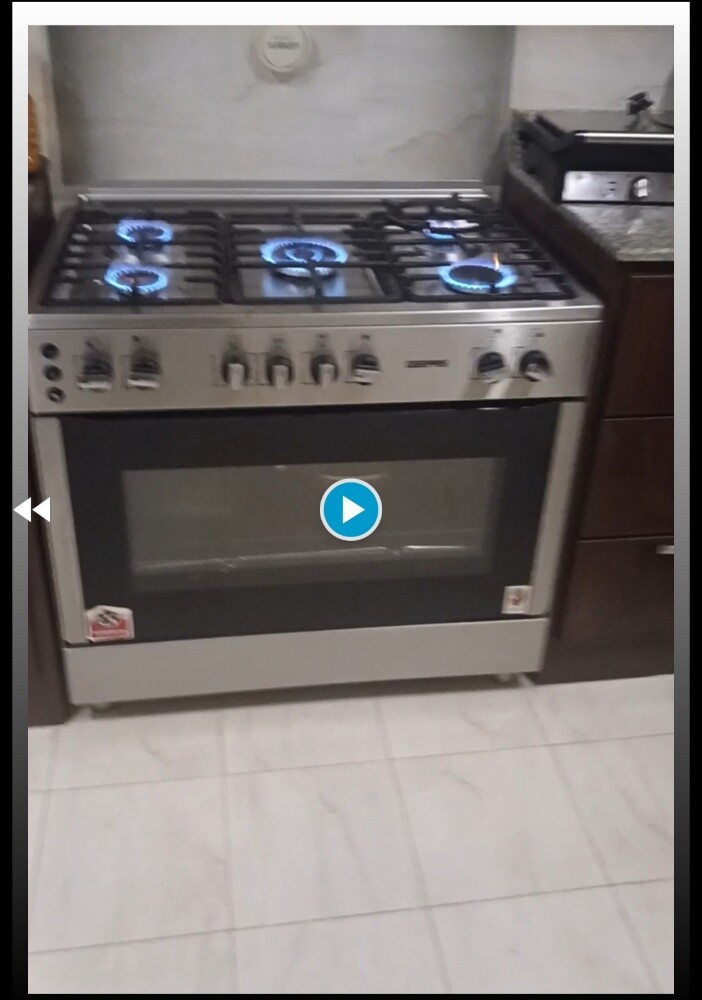 [  فرن غاز 5 عيون بحاله ممتازه جد - 4