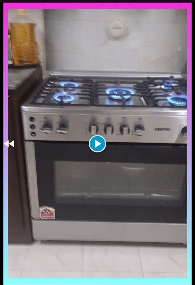 [  فرن غاز 5 عيون بحاله ممتازه جد - 7