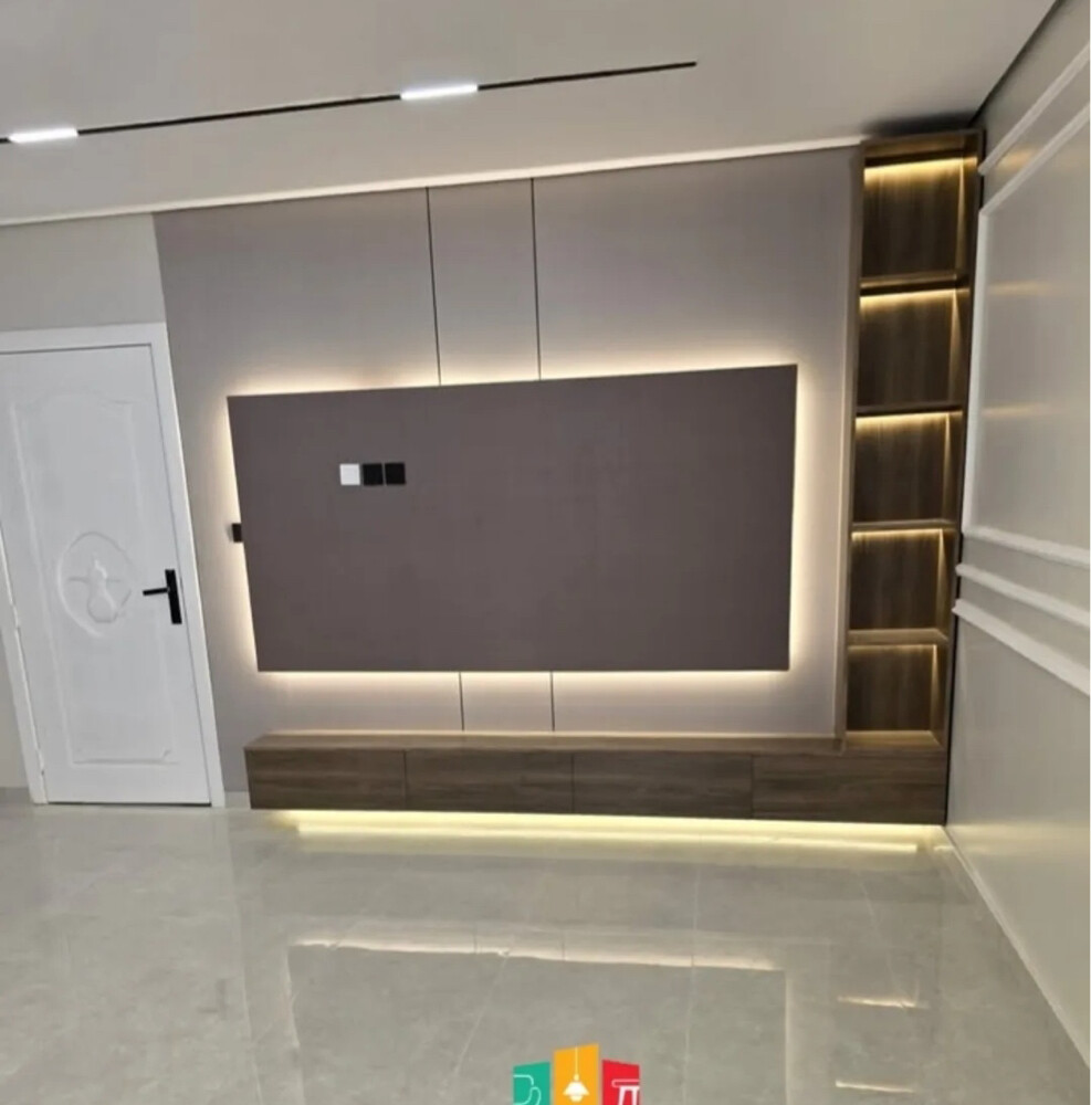 Modern TV Media Wall - 5