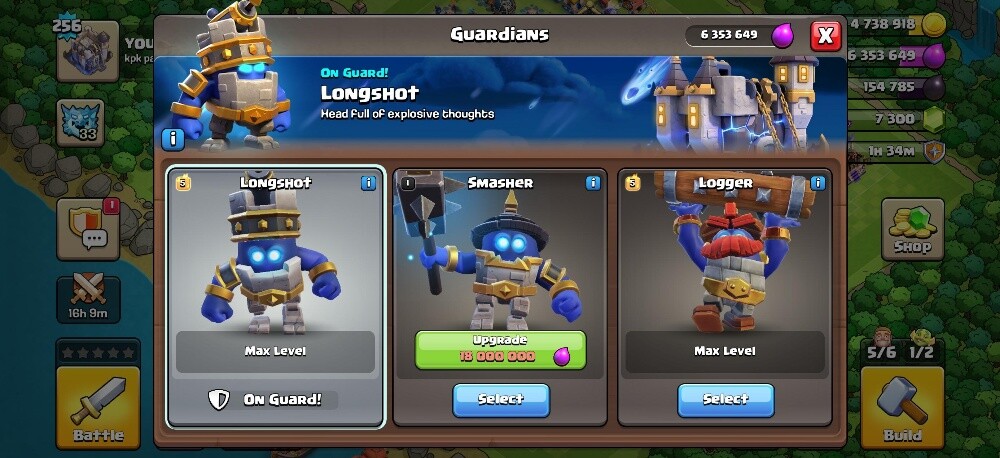 COC 99% max ACCOUNT - 8