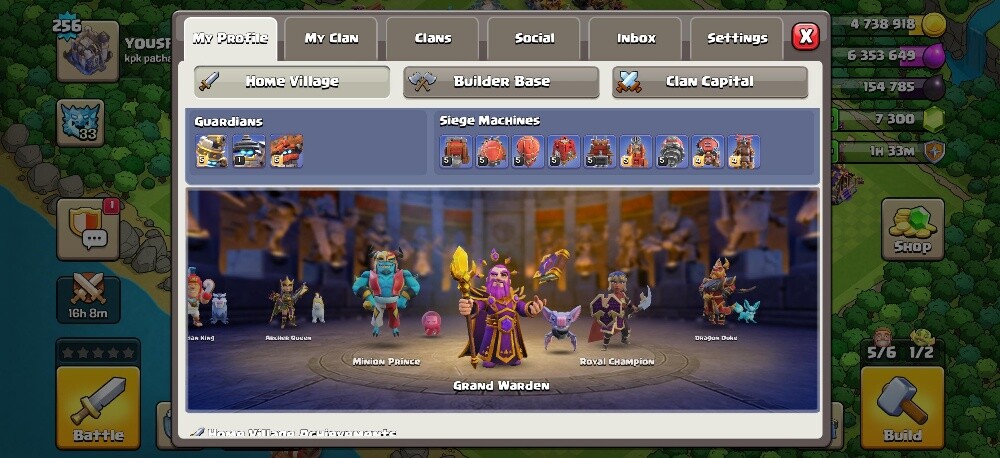 COC 99% max ACCOUNT - 7