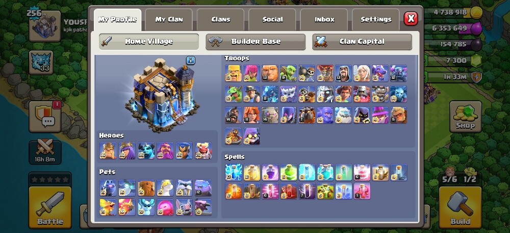 COC 99% max ACCOUNT - 6