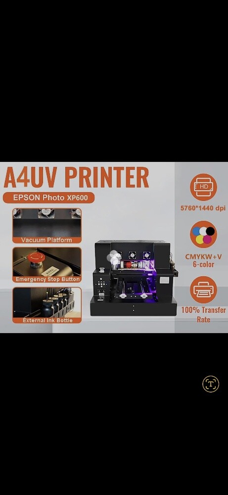 A4 UV DTF Printer XP600 PrintHead - 5