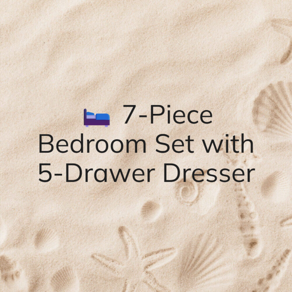 7-Piece Bedroom Set with 5-Draw - 3