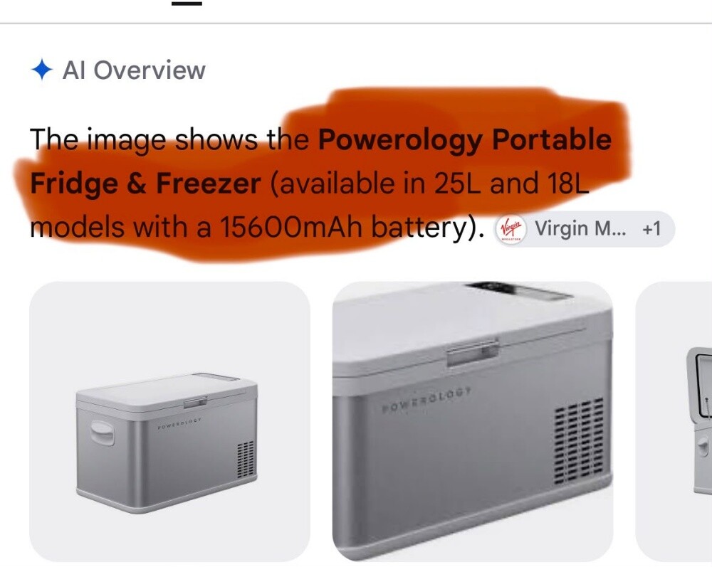 powerology portable fridge &freezer - 1