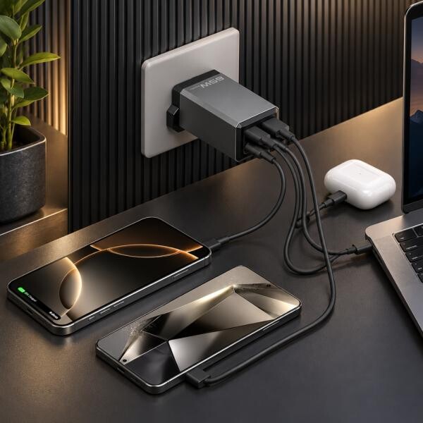 Powerology 65W UK GaN Adapter - 2