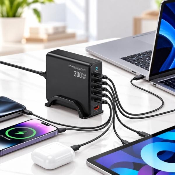 Powerology Volt-X 300W GaN Charger - 2