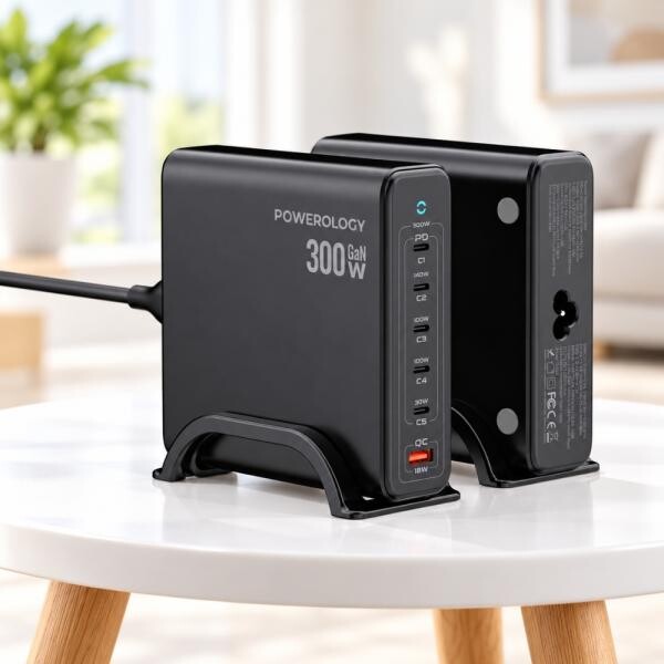 Powerology Volt-X 300W GaN Charger - 1