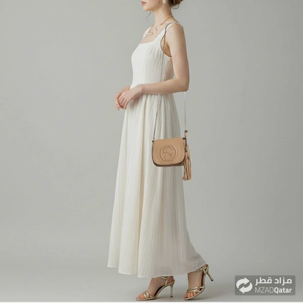 Gucci Beige Leather new Made in Ita - 4