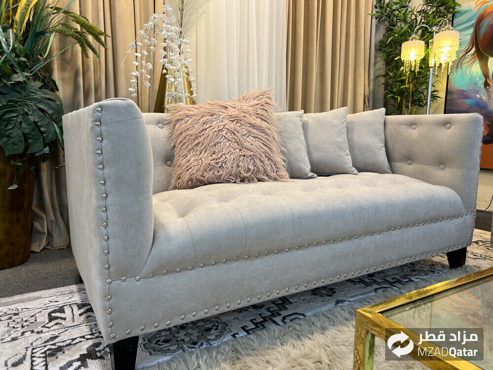 Luxurious midas 7 seater 3+2+2 sofa - 6