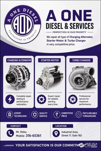 A ONE DIESEL- MOTORS REPAIR WORKS. - 7
