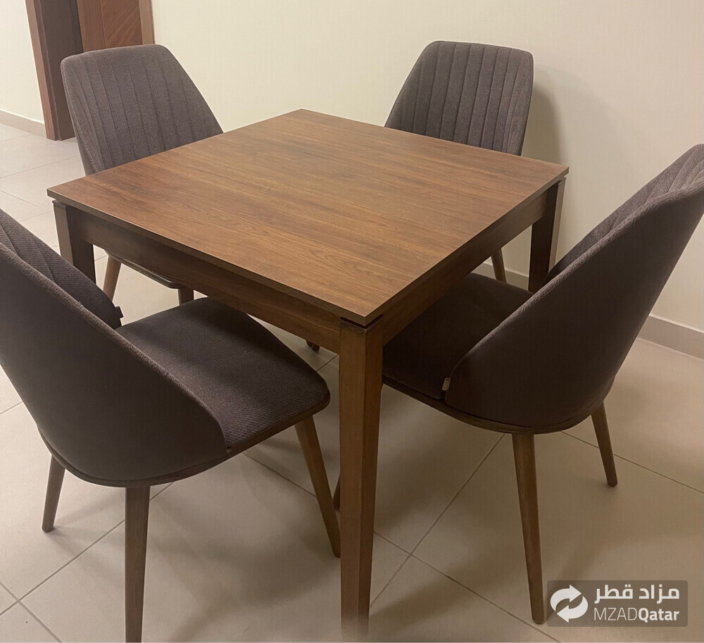 Dining table with 4 chairs - 1